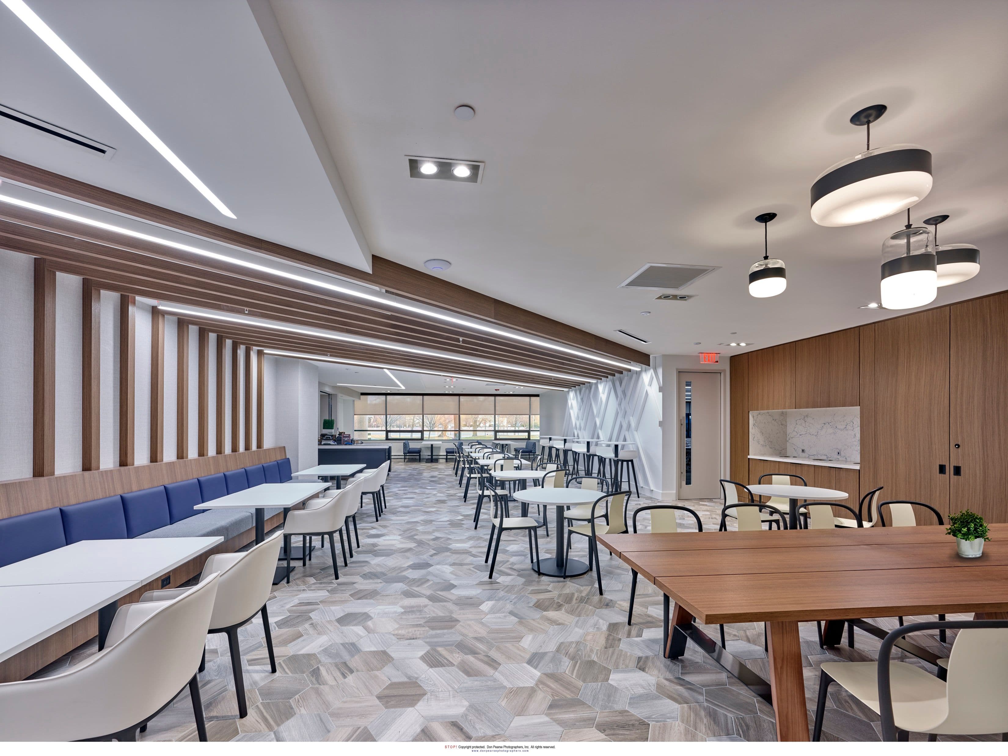 Dining area at 61 South Paramus