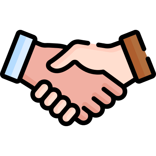 Handshake between two individuals